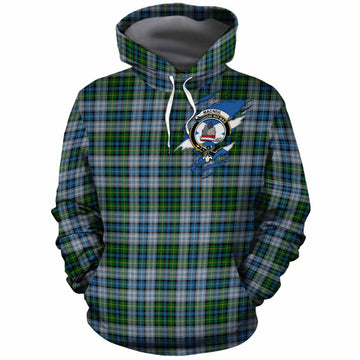 MacNeil (McNeil) Clan Crest In Me Tartan Cotton Hoodie Scotland Flag Style