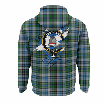 MacNeil (McNeil) Clan Crest In Me Tartan Hoodie Scotland Flag Style