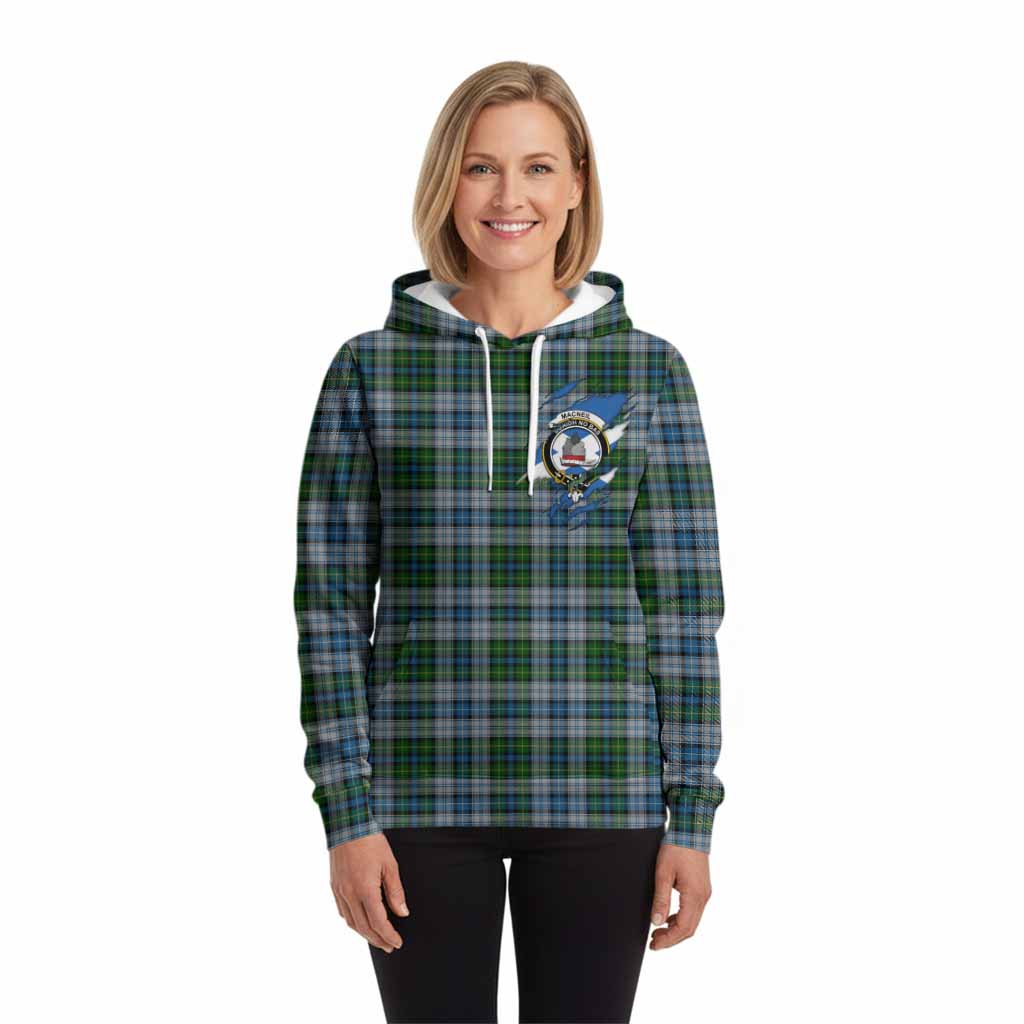 MacNeil (McNeil) Clan Crest In Me Tartan Hoodie Scotland Flag Style
