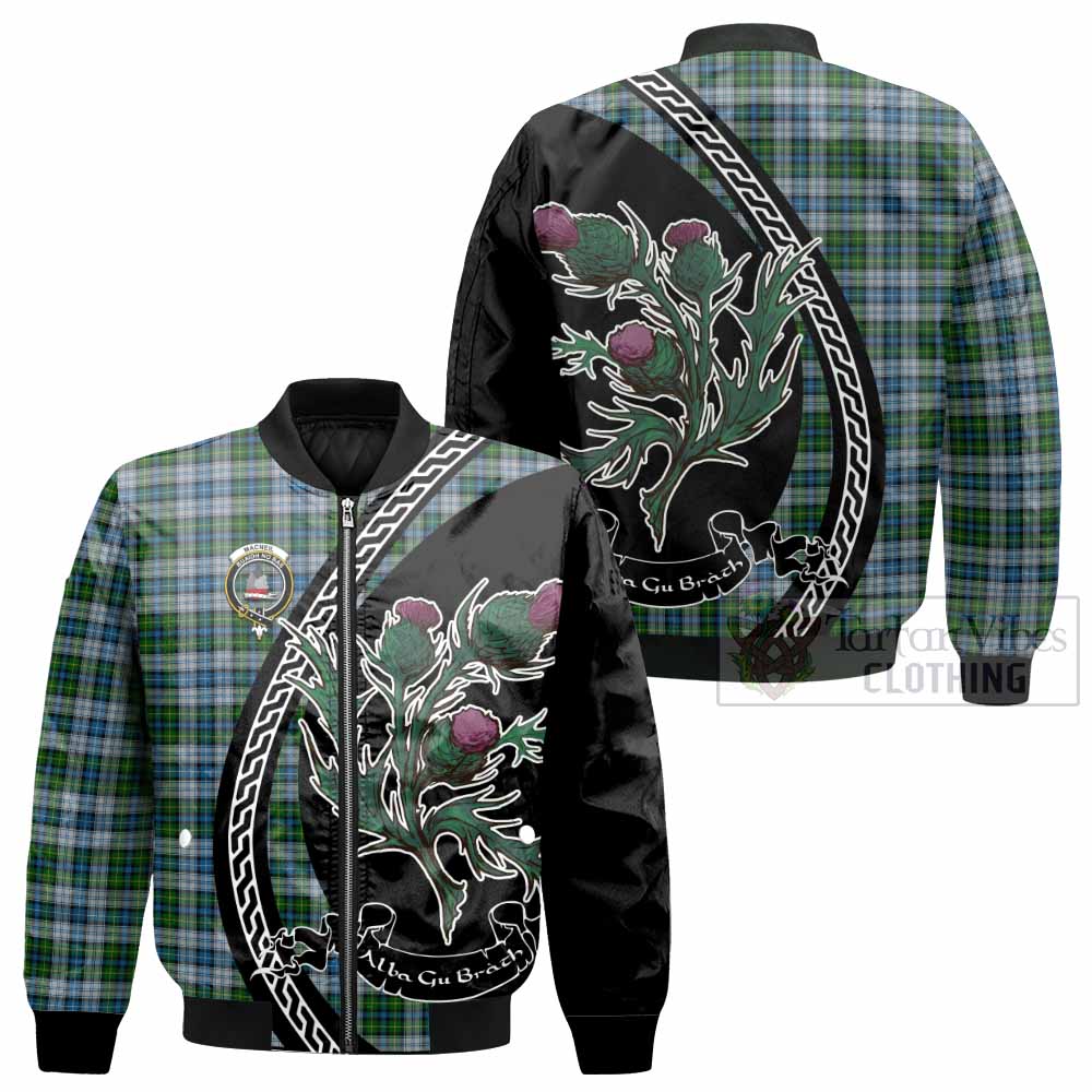 MacNeil (McNeil) Family Crest Tartan Bomber Jacket Alba Thistle Inspired - Tartan Vibes Clothing