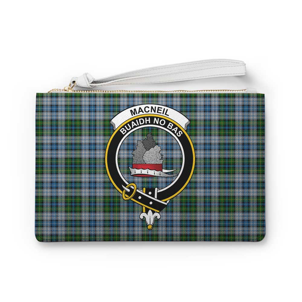 Tartan Vibes Clothing MacNeil (McNeil) Family Crest Tartan Clutch Bag