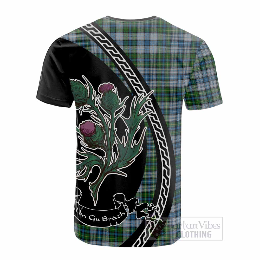 MacNeil (McNeil) Family Crest Tartan Cotton T-shirt Alba Thistle Inspired - Tartan Vibes Clothing