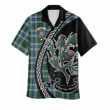 MacNeil (McNeil) Family Crest Tartan Hawaiian Shirt Alba Thistle Inspired - Tartan Vibes Clothing