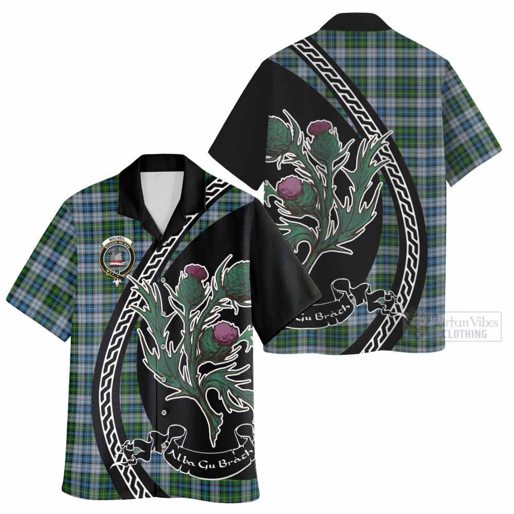 MacNeil (McNeil) Family Crest Tartan Hawaiian Shirt Alba Thistle Inspired - Tartan Vibes Clothing