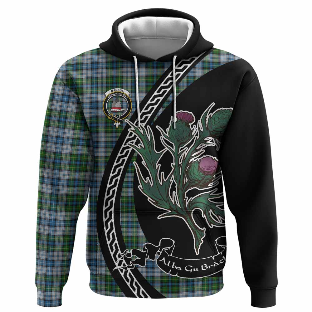 MacNeil (McNeil) Family Crest Tartan Hoodie Alba Thistle Inspired - Tartan Vibes Clothing