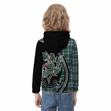 MacNeil (McNeil) Family Crest Tartan Kid Hoodie Alba Thistle Inspired