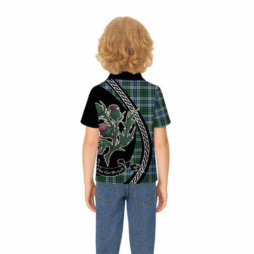 MacNeil (McNeil) Family Crest Tartan Kid Polo Shirt Alba Thistle Inspired - Tartan Vibes Clothing