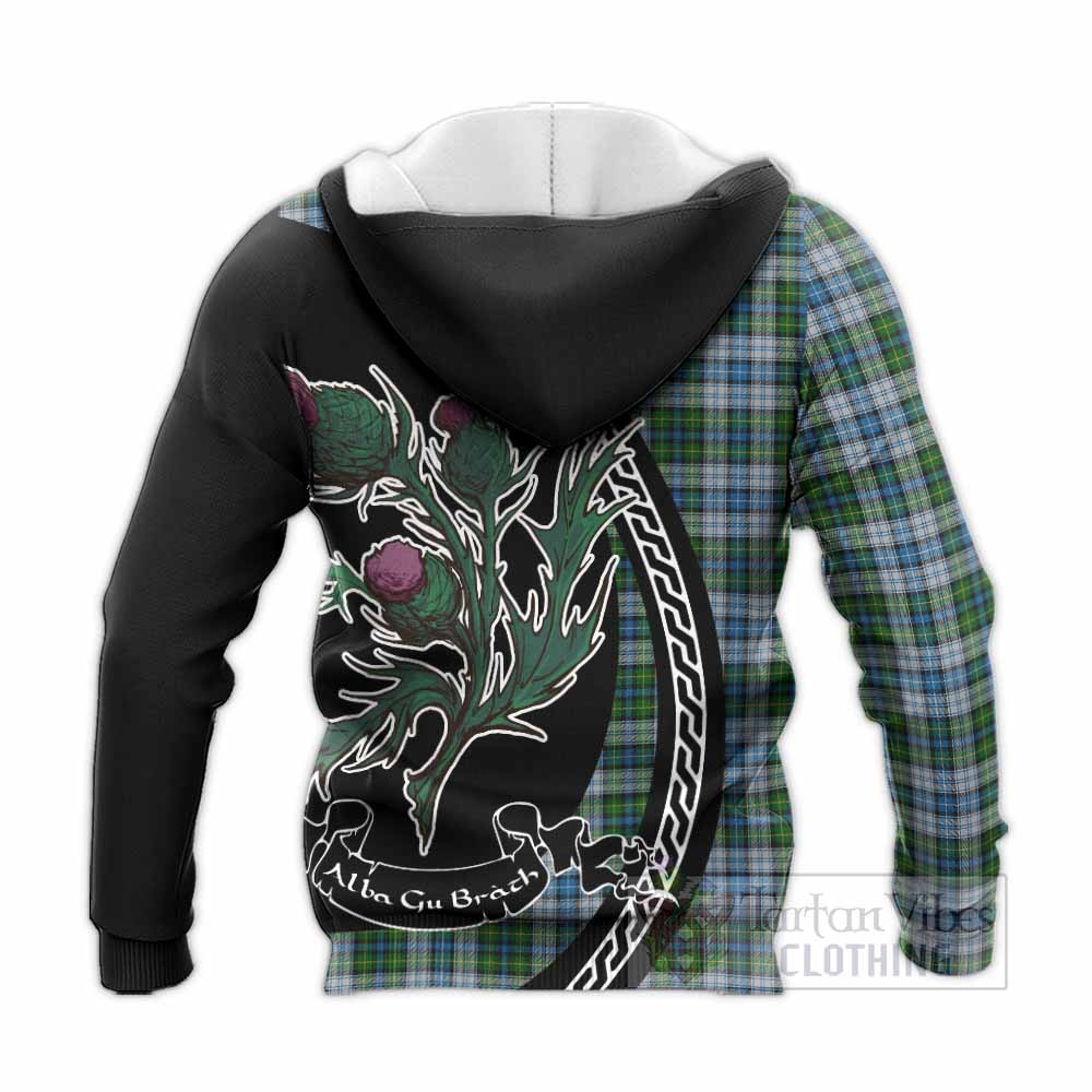 MacNeil (McNeil) Family Crest Tartan Knitted Hoodie Alba Thistle Inspired - Tartan Vibes Clothing