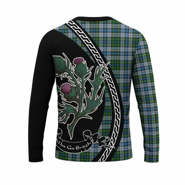 MacNeil (McNeil) Family Crest Tartan Long Sleeve T-Shirt Alba Thistle Inspired - Tartan Vibes Clothing
