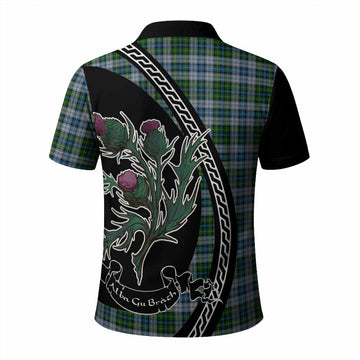 MacNeil (McNeil) Family Crest Tartan Polo Shirt Alba Thistle Inspired