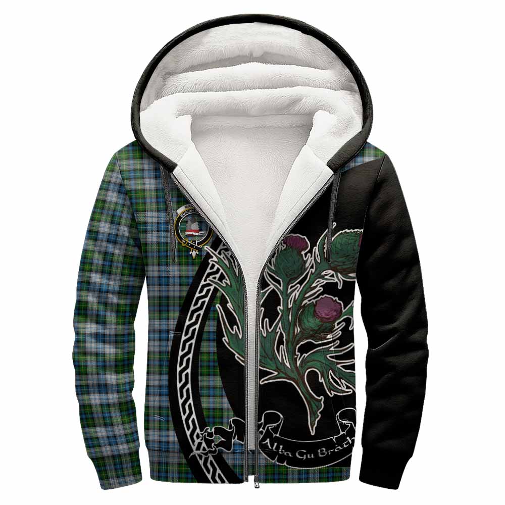 MacNeil (McNeil) Family Crest Tartan Sherpa Hoodie Alba Thistle Inspired - Tartan Vibes Clothing