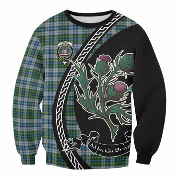 MacNeil (McNeil) Family Crest Tartan Sweatshirt Alba Thistle Inspired