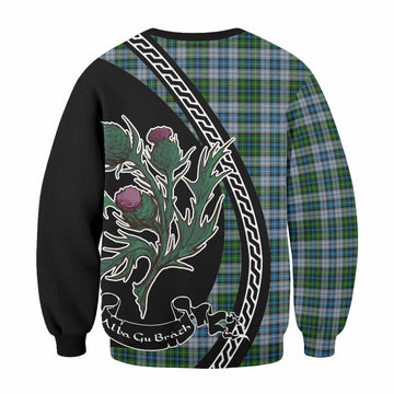 MacNeil (McNeil) Family Crest Tartan Sweatshirt Alba Thistle Inspired