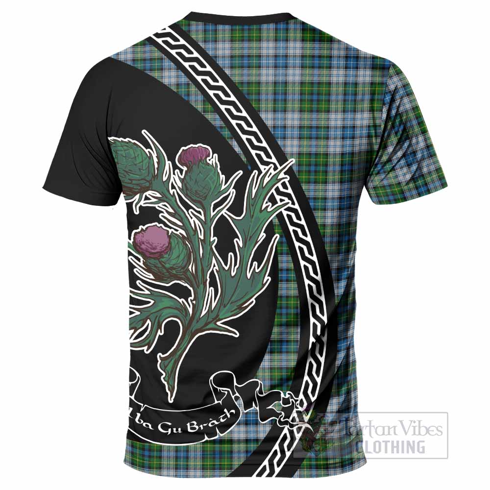 MacNeil (McNeil) Family Crest Tartan T-Shirt Alba Thistle Inspired - Tartan Vibes Clothing