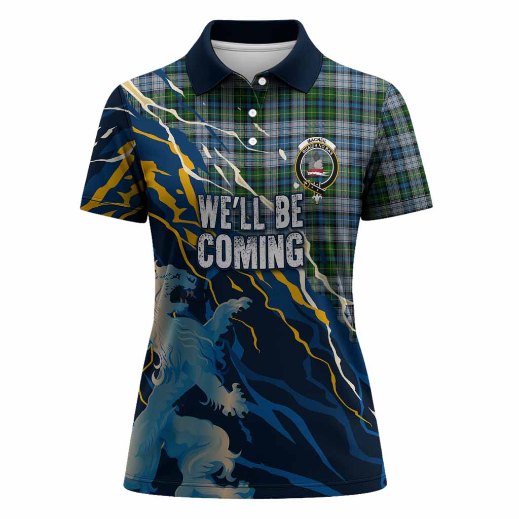 MacNeil (McNeil) Scotland Tartan Women Polo Shirt WC2026 Football - We'll Be Coming