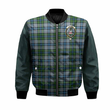 MacNeil (McNeil) Tartan Accent Bomber Jacket with Family Crest