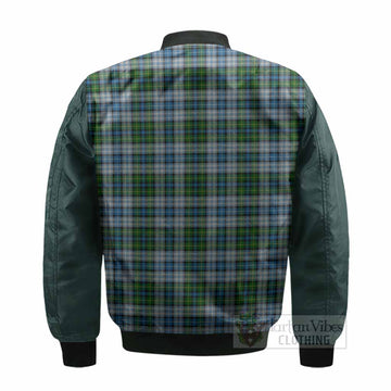 MacNeil (McNeil) Tartan Accent Bomber Jacket with Family Crest