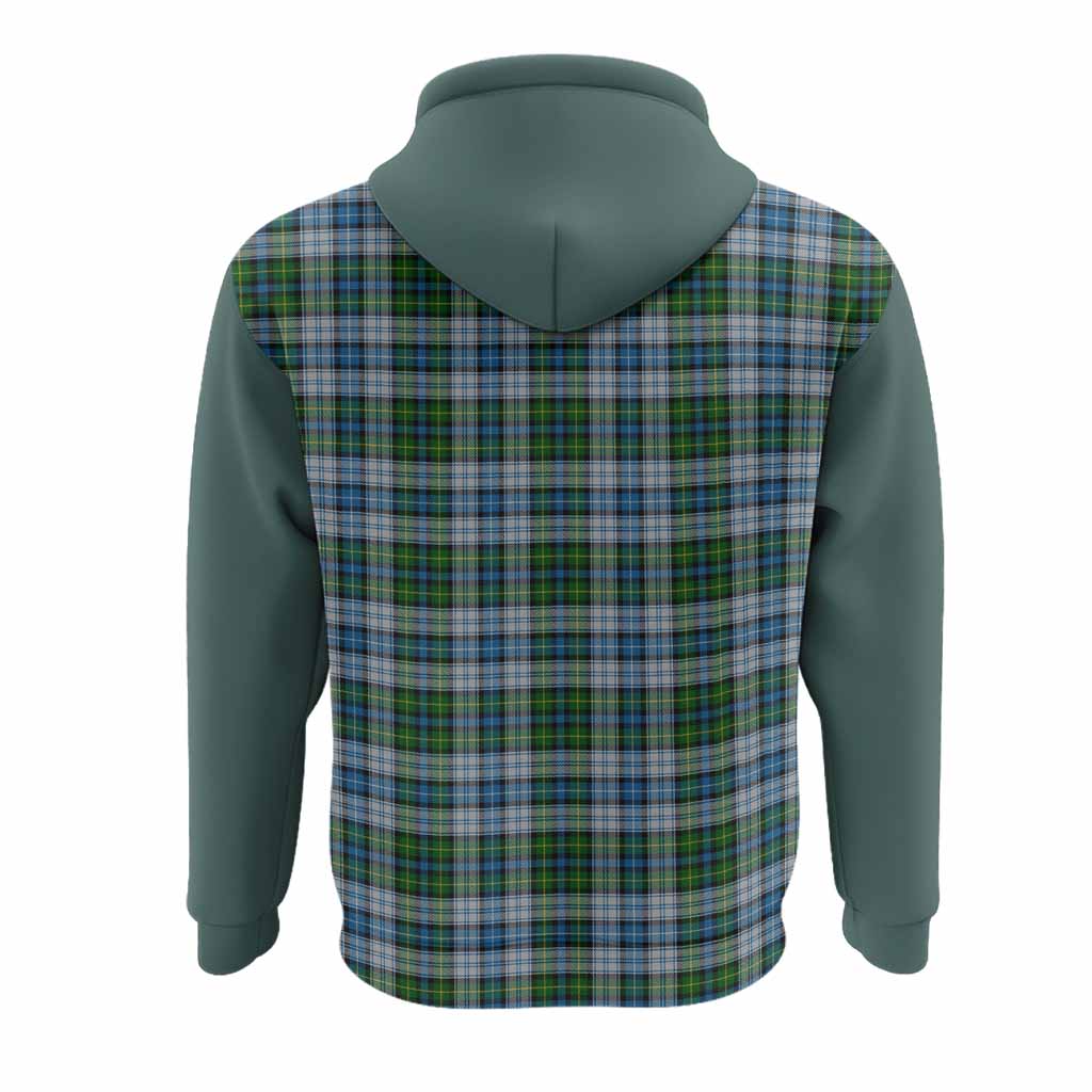 MacNeil (McNeil) Tartan Accent Hoodie with Family Crest
