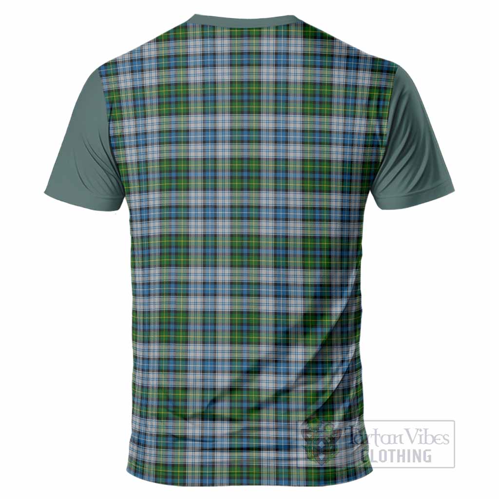 MacNeil (McNeil) Tartan Accent T-Shirt with Family Crest