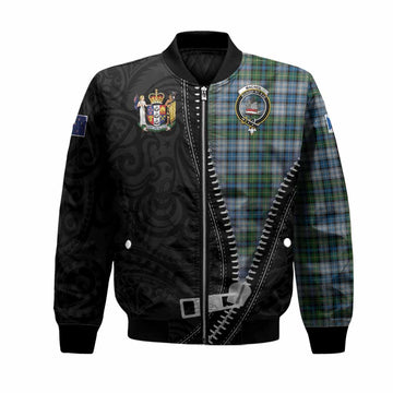 MacNeil (McNeil) Tartan Bomber Jacket New Zealand Pattern Unique Zipper Stylized