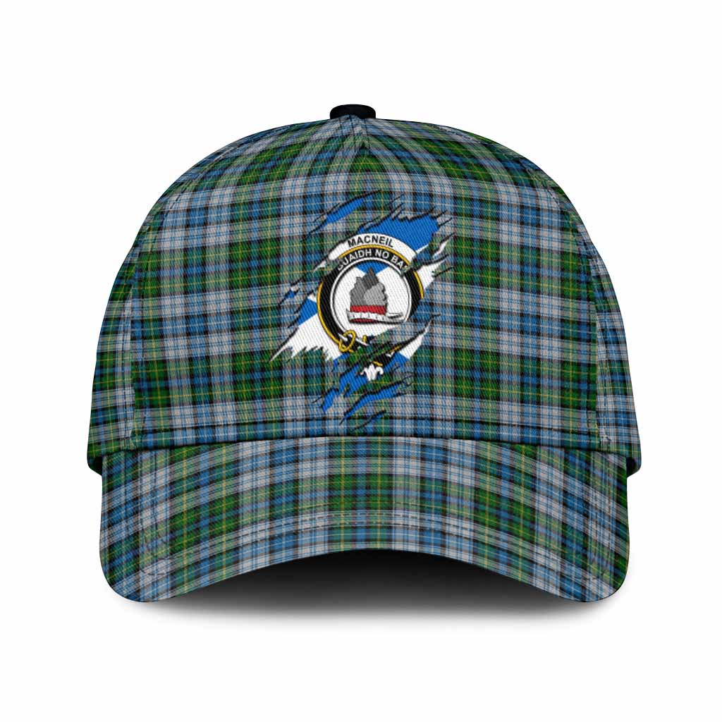 MacNeil (McNeil) Tartan Classic Cap with Family Crest In Me Style