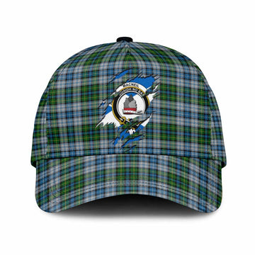 MacNeil (McNeil) Tartan Classic Cap with Family Crest In Me Style