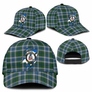 MacNeil (McNeil) Tartan Classic Cap with Family Crest In Me Style