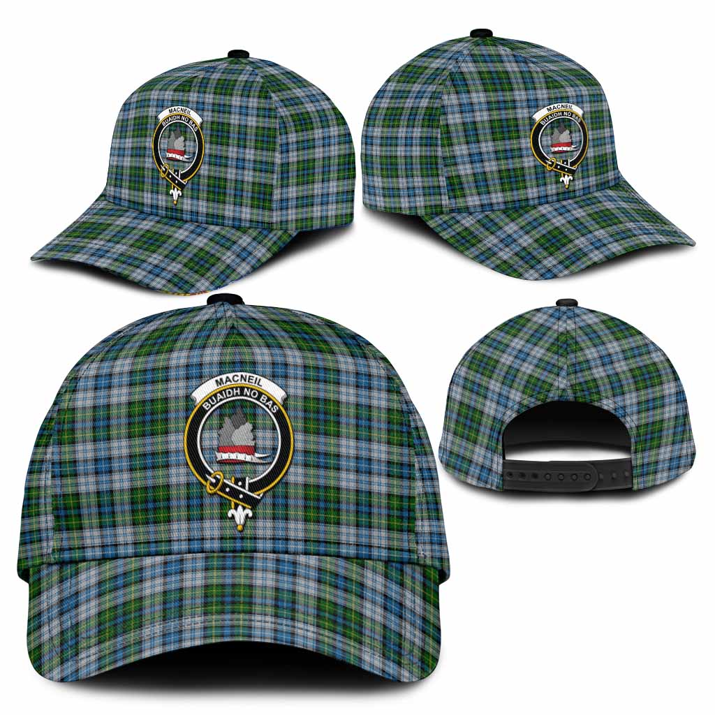 MacNeil (McNeil) Tartan Classic Cap with Family Crest