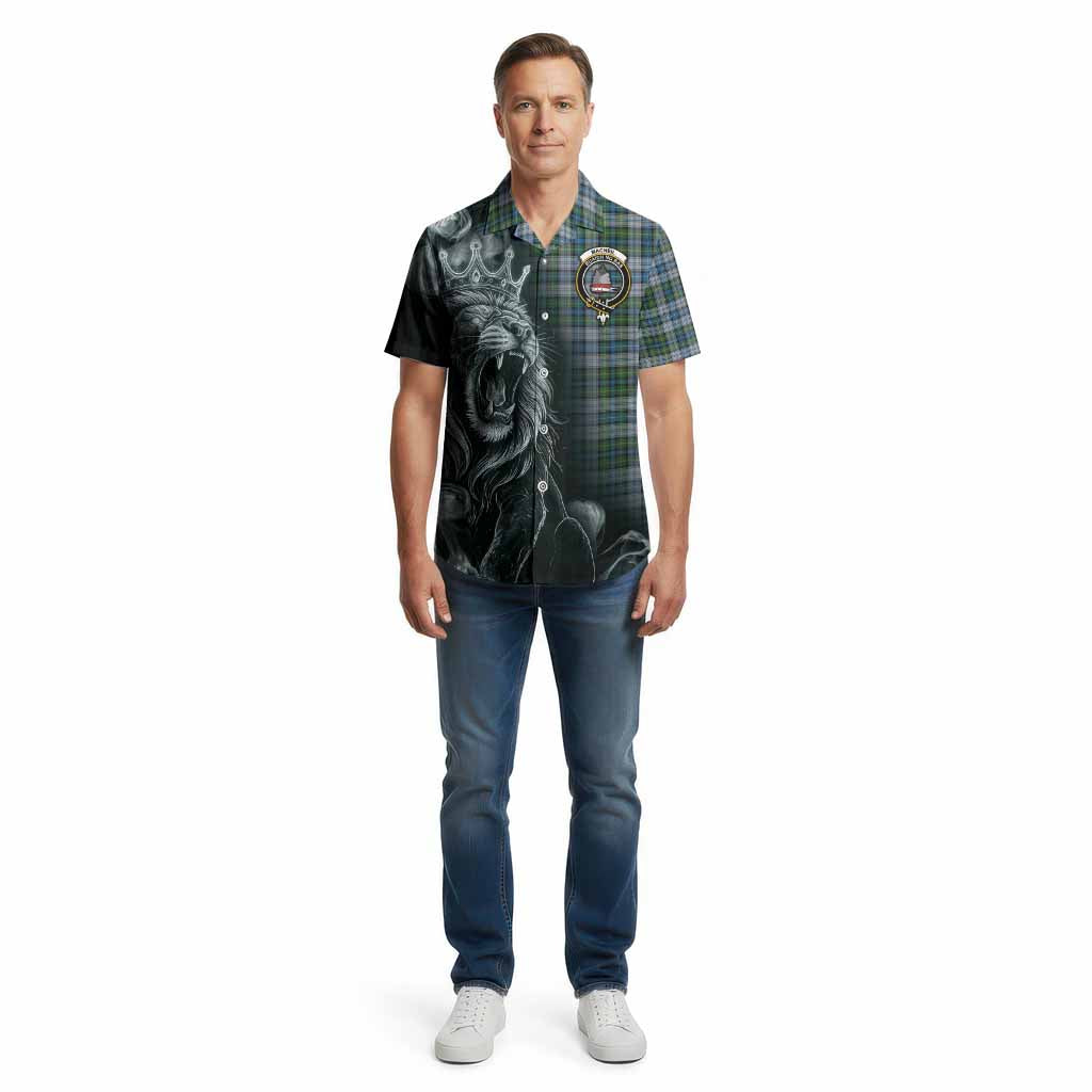MacNeil (McNeil) Tartan Cotton Hawaiian Shirt Roaring Lion Heritage
