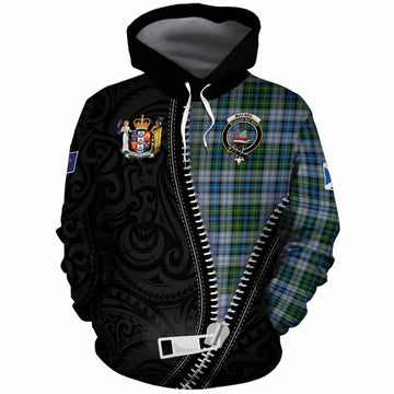 MacNeil (McNeil) Tartan Cotton Hoodie New Zealand Pattern Unique Zipper Stylized