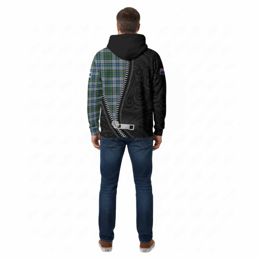 MacNeil (McNeil) Tartan Cotton Hoodie New Zealand Pattern Unique Zipper Stylized