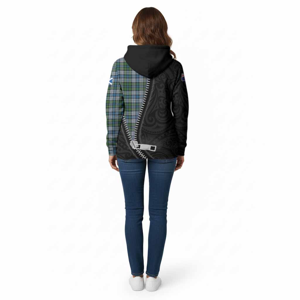 MacNeil (McNeil) Tartan Cotton Hoodie New Zealand Pattern Unique Zipper Stylized