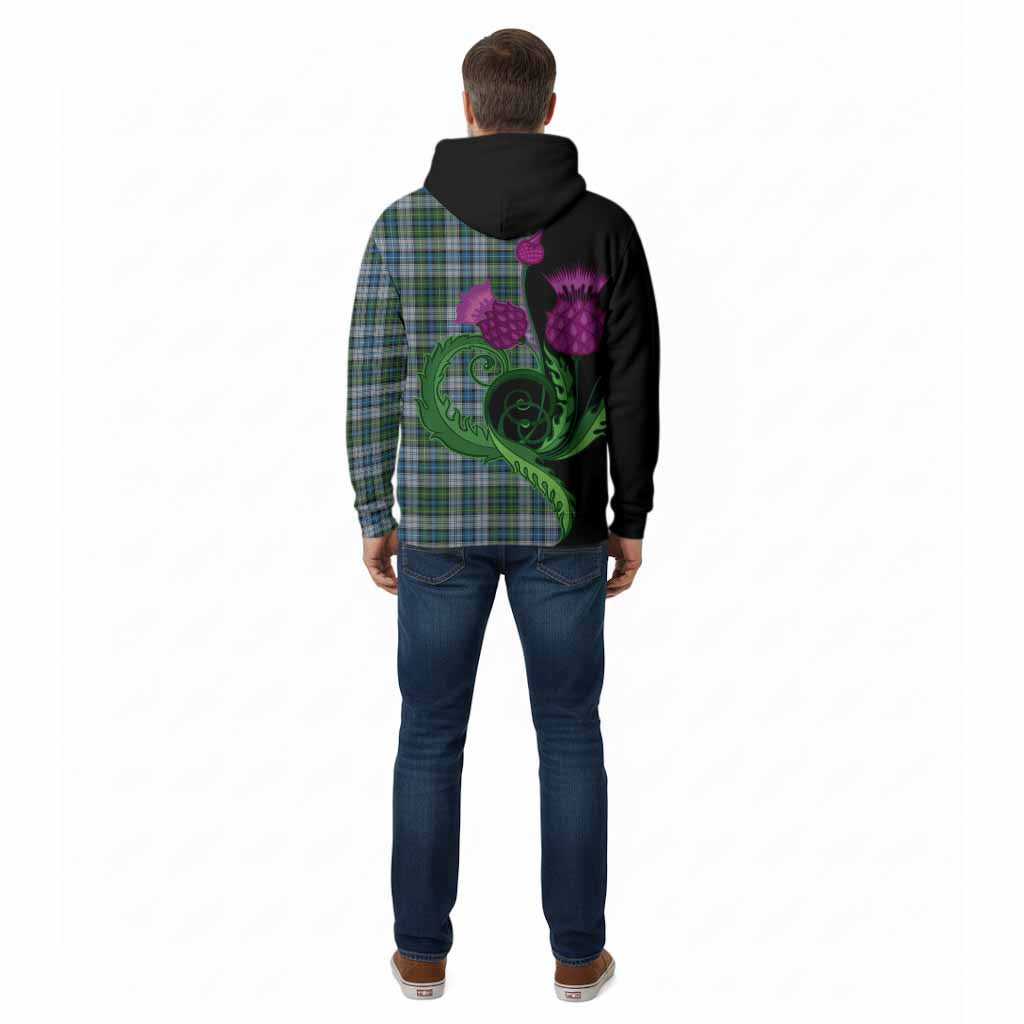 MacNeil (McNeil) Tartan Cotton Hoodie Traditional Scottish Thistle