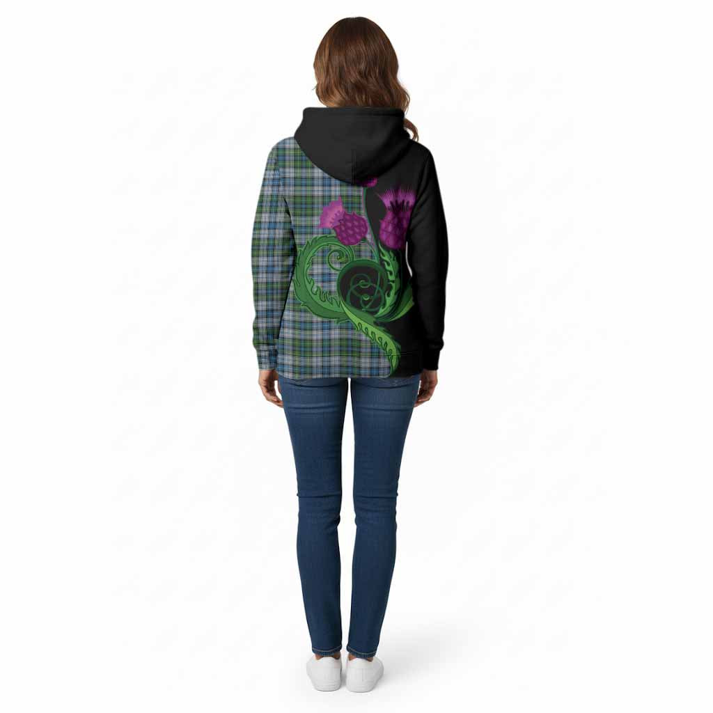 MacNeil (McNeil) Tartan Cotton Hoodie Traditional Scottish Thistle