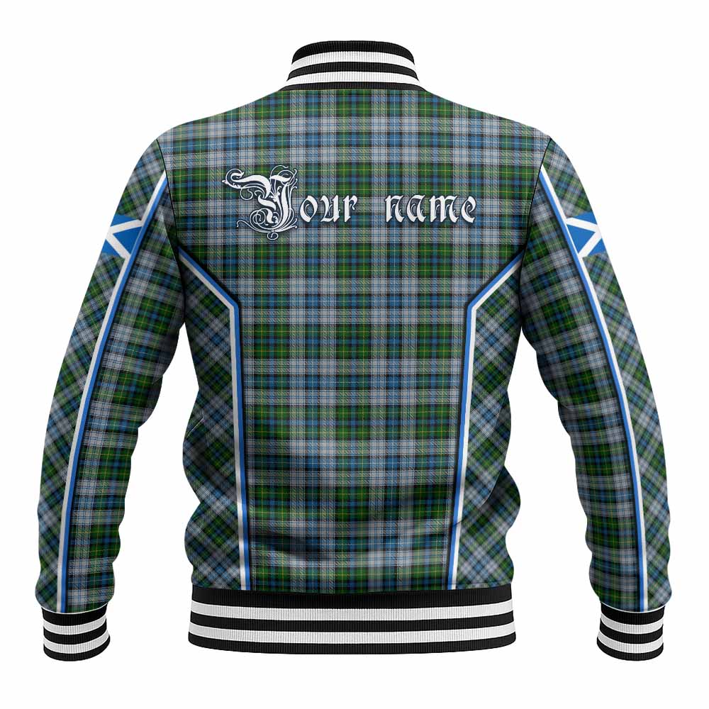 MacNeil (McNeil) Tartan Crest Baseball Jacket Scotland Coat of Arm Flag Style - Tartan Vibes Clothing