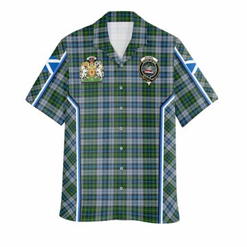 MacNeil (McNeil) Tartan Crest Hawaiian Shirt Scotland Coat of Arm Flag Style - Tartan Vibes Clothing