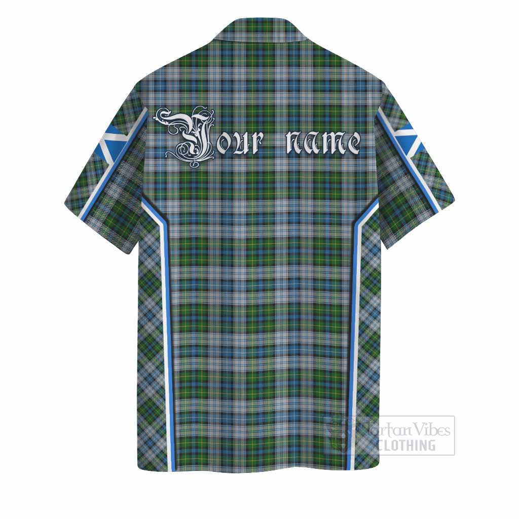 MacNeil (McNeil) Tartan Crest Hawaiian Shirt Scotland Coat of Arm Flag Style - Tartan Vibes Clothing