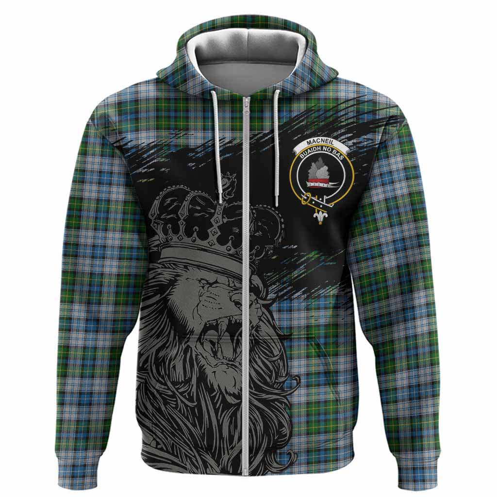 MacNeil (McNeil) Tartan Crest Hoodie Crowned Lion Heritage Style