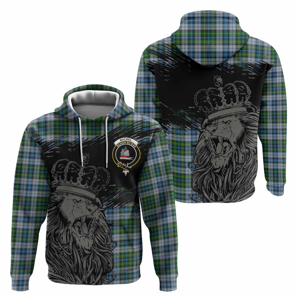 MacNeil (McNeil) Tartan Crest Hoodie Crowned Lion Heritage Style