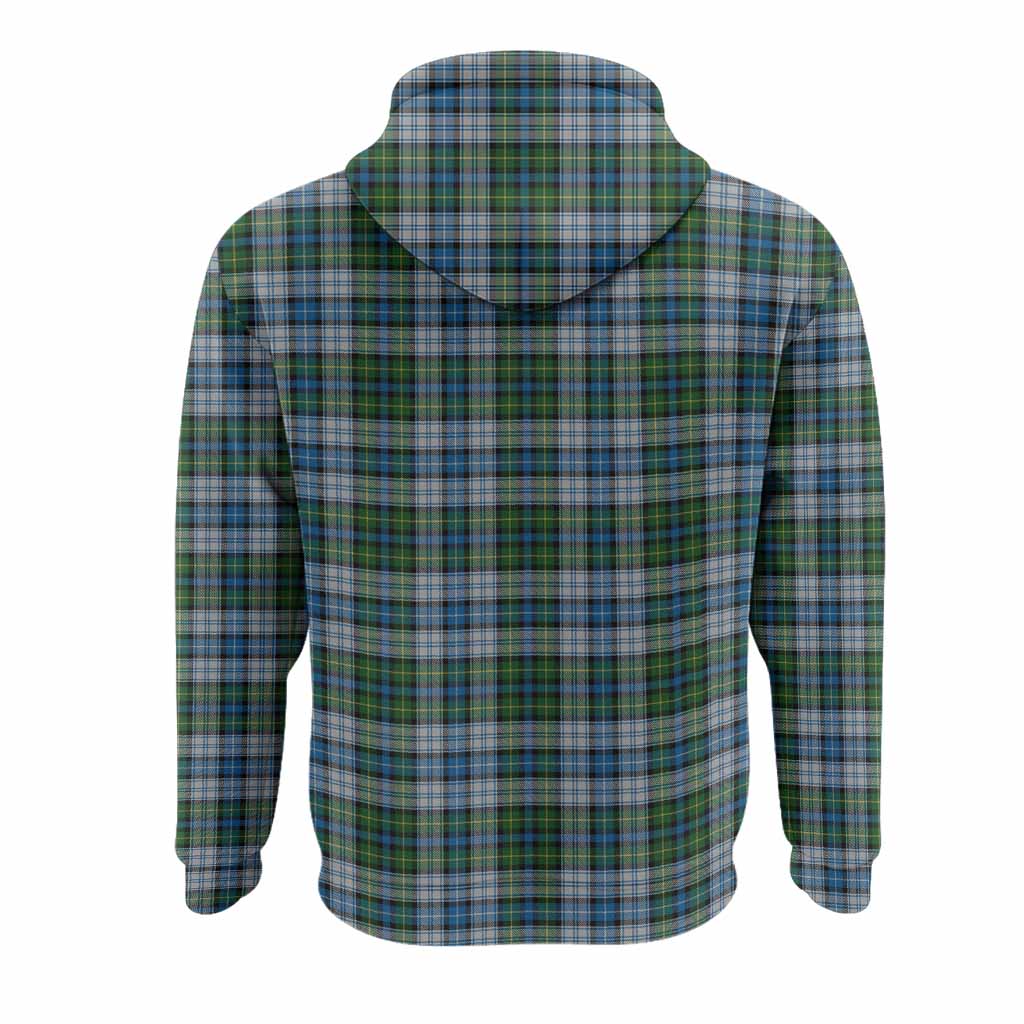 MacNeil (McNeil) Tartan Crest Hoodie Ferocious Lion Style