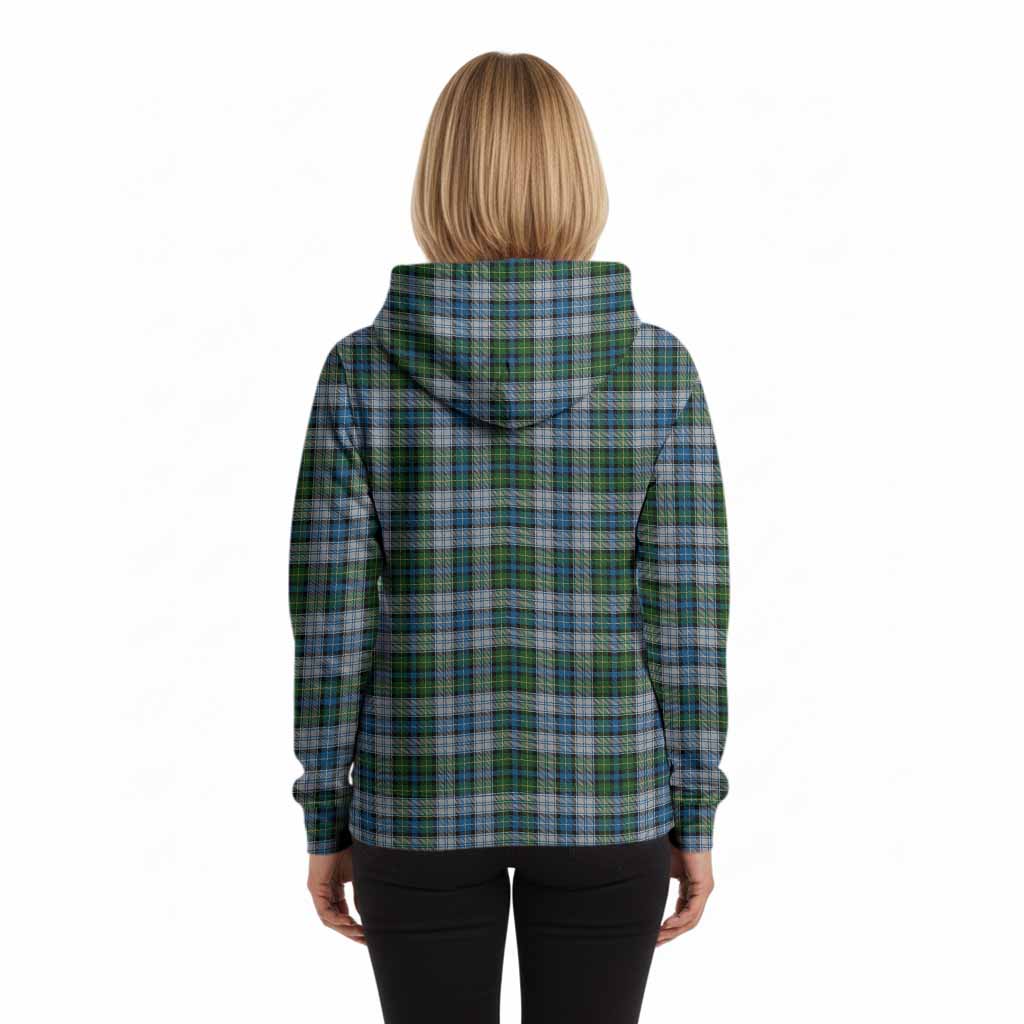 MacNeil (McNeil) Tartan Crest Hoodie Ferocious Lion Style