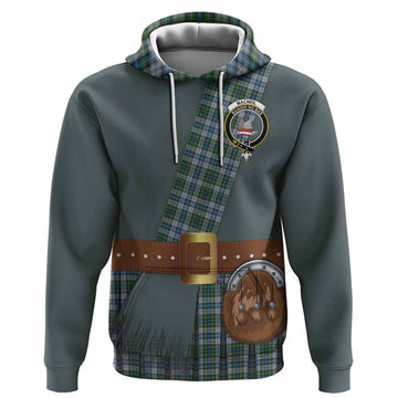 MacNeil (McNeil) Tartan Crest Hoodie Kilt Costume Style