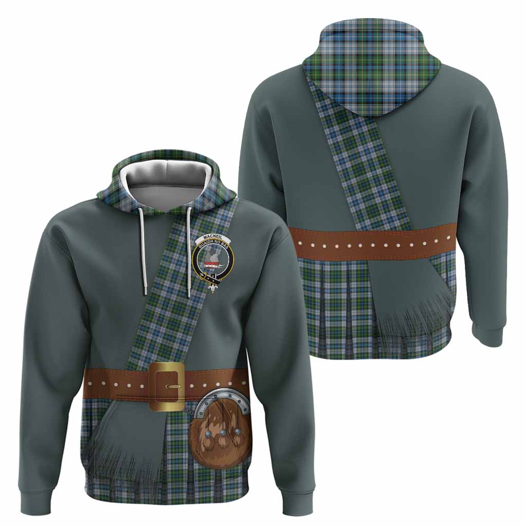 MacNeil (McNeil) Tartan Crest Hoodie Kilt Costume Style
