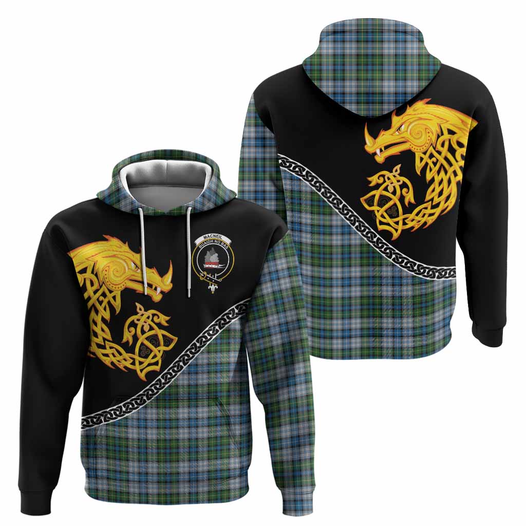 MacNeil (McNeil) Tartan Crest Hoodie Legendary Dragon Knot Half Style
