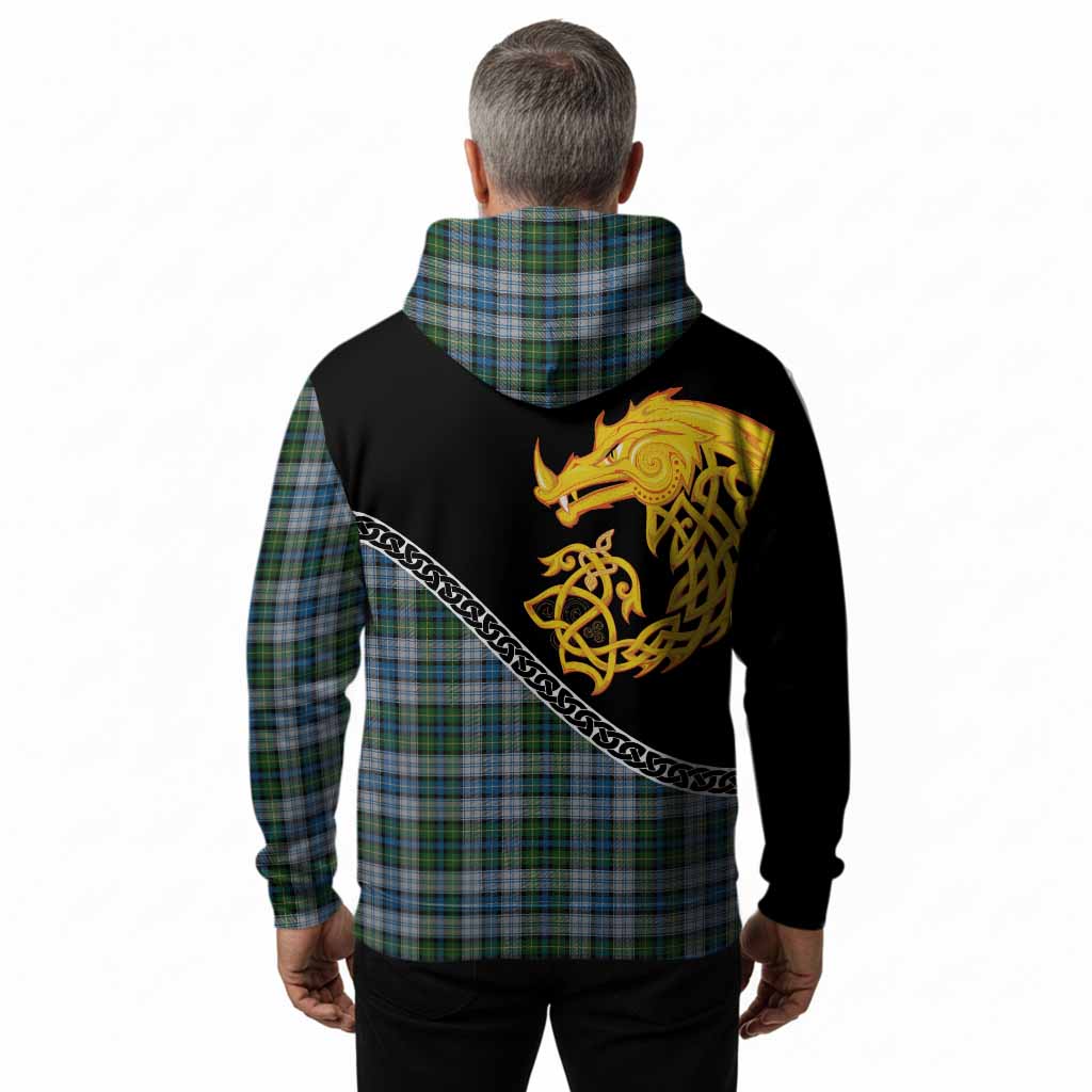 MacNeil (McNeil) Tartan Crest Hoodie Legendary Dragon Knot Half Style