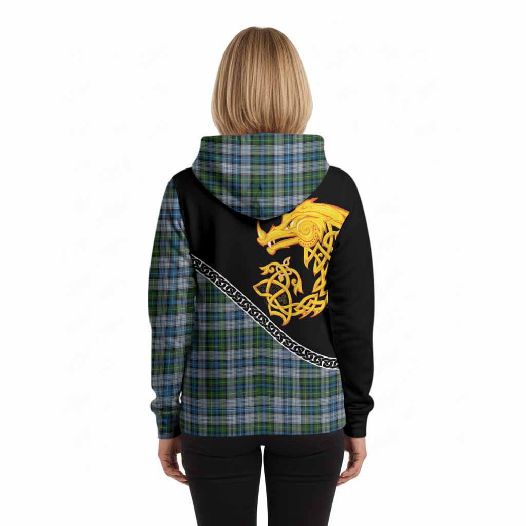 MacNeil (McNeil) Tartan Crest Hoodie Legendary Dragon Knot Half Style