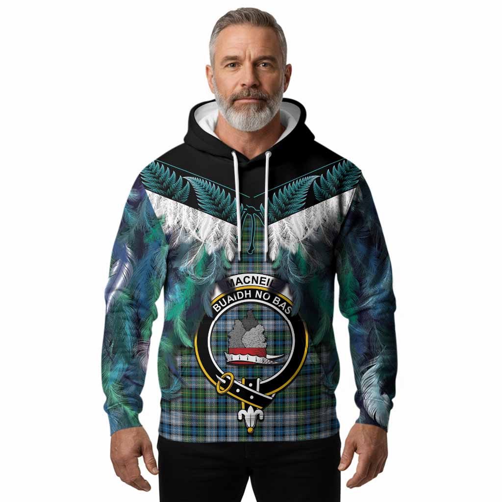 MacNeil (McNeil) Tartan Crest Hoodie New Zealand Maori Korowai Cloak