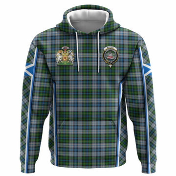 MacNeil (McNeil) Tartan Crest Hoodie Scotland Coat of Arm Flag Style - Tartan Vibes Clothing