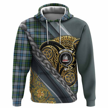 MacNeil (McNeil) Tartan Crest Hoodie Scottish Triskele Celtic