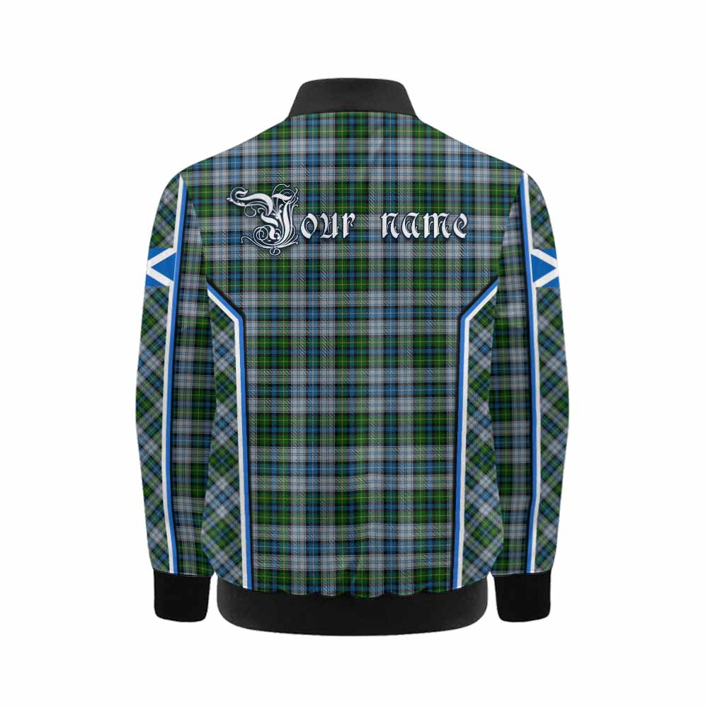 MacNeil (McNeil) Tartan Crest Kid Bomber Jacket Scotland Coat of Arm Flag Style - Tartan Vibes Clothing